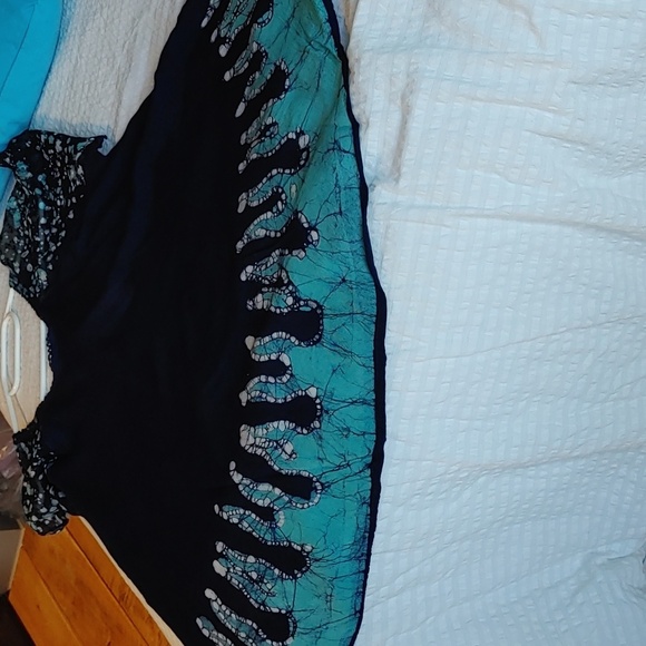 🍁NWT WOMEN'S BLUE BOHEMIAN EMBROIDERED TUNIC - Picture 8 of 8